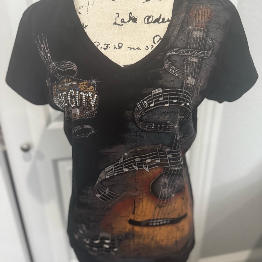 Harley-Davidson Black Graphic Short Sleeve Tee